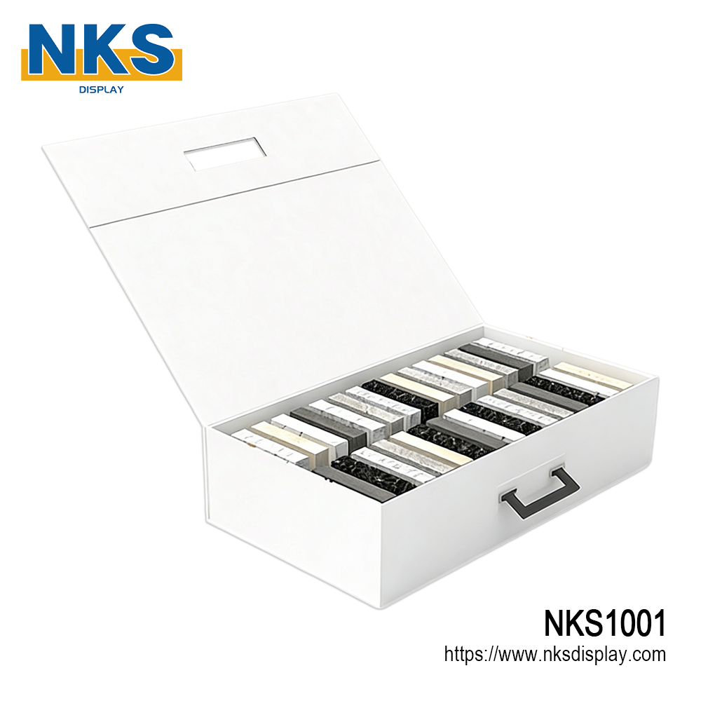 Granite Quartz Stone Sample Display Box-NKS1001