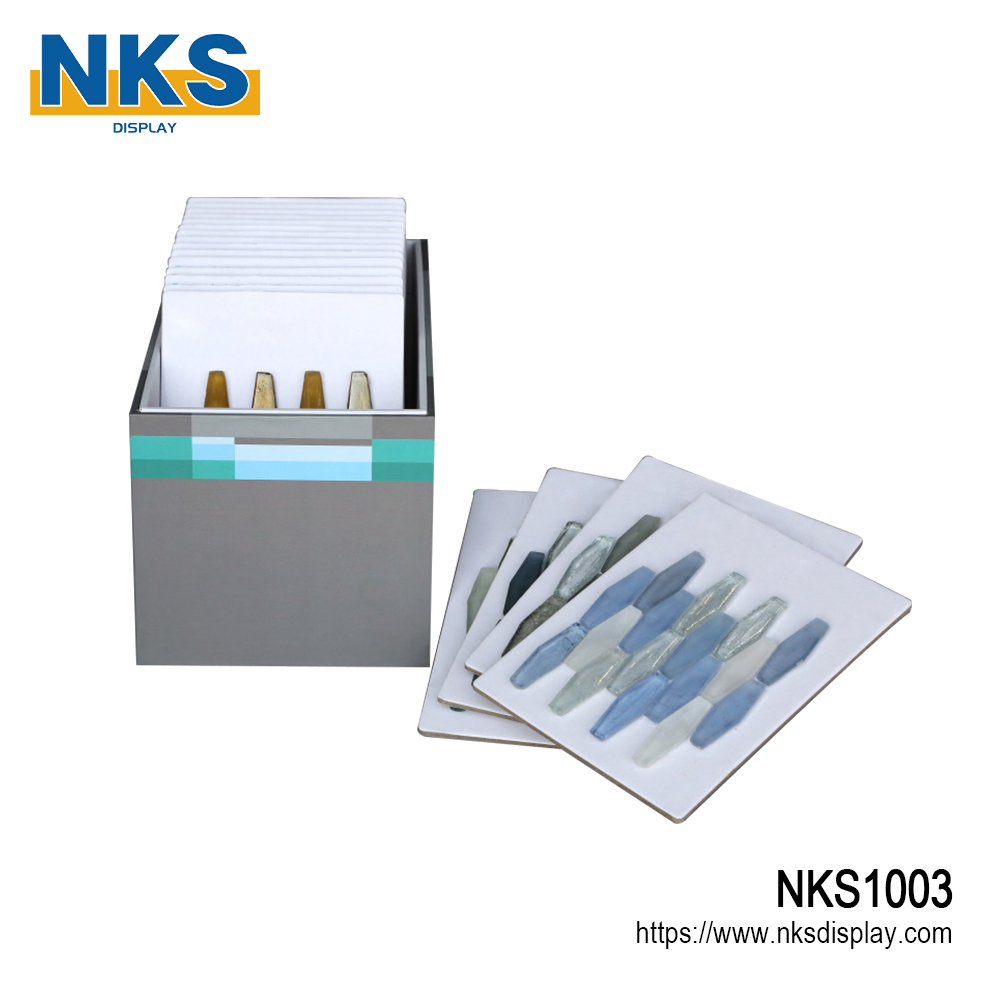 Quartz Granite Marble Tile Mosaic Stone Sample Box-NKS1003