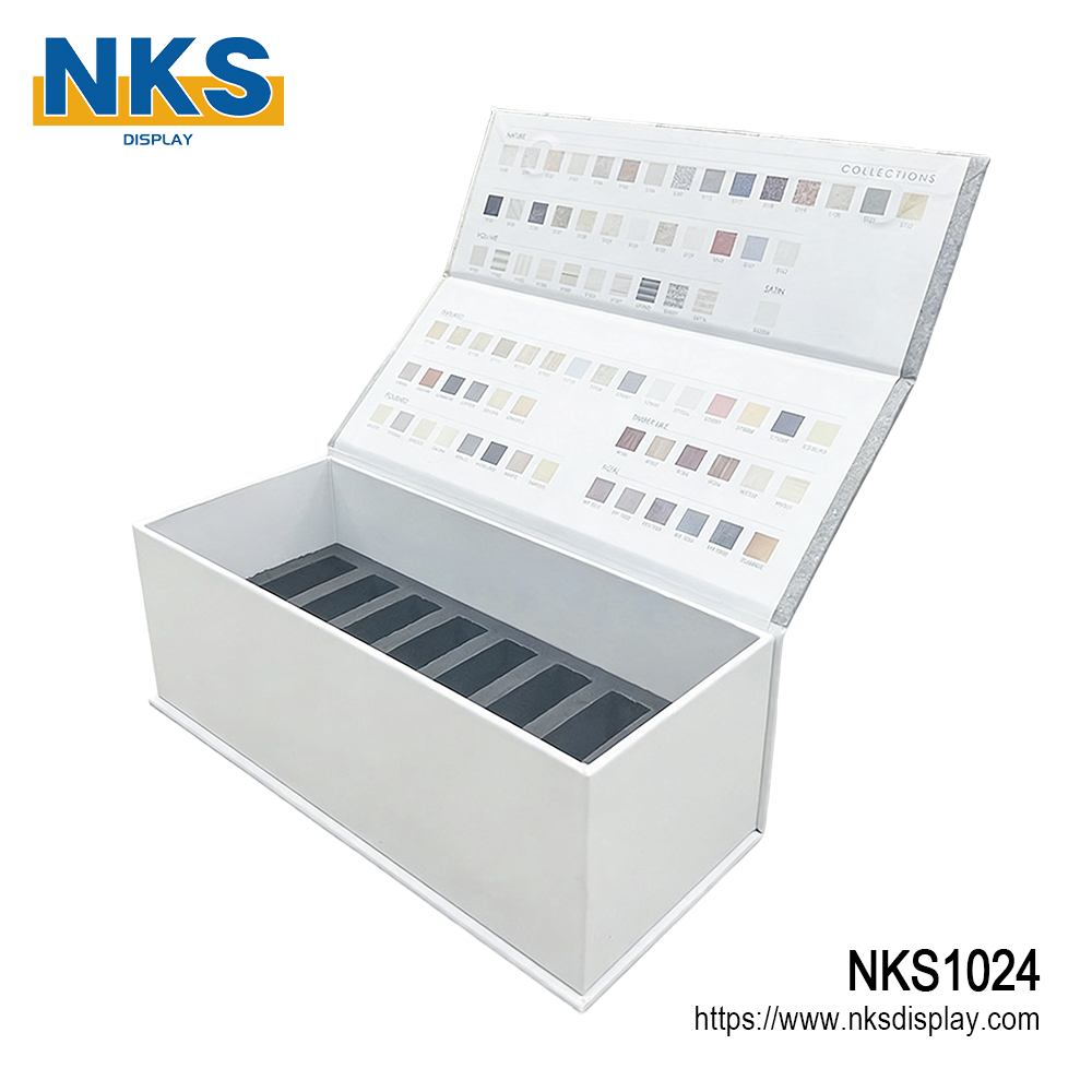 Portable Cardboard Quartz Stone Sample Box-NKS1024