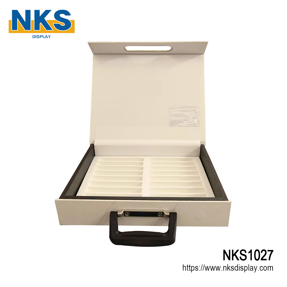 Elegant Quartz Stone Sample Showcase Box-NKS1027