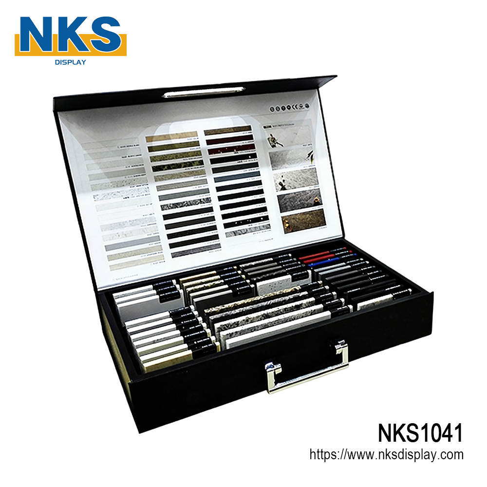 Quartz Stone Sample Chips Collection Box-NKS1041