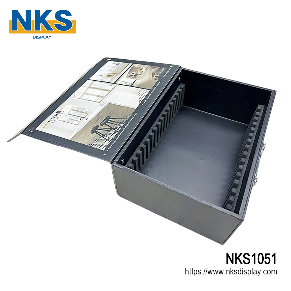 Custom Stone Wooden Tiles Sample Display Box-NKS1051