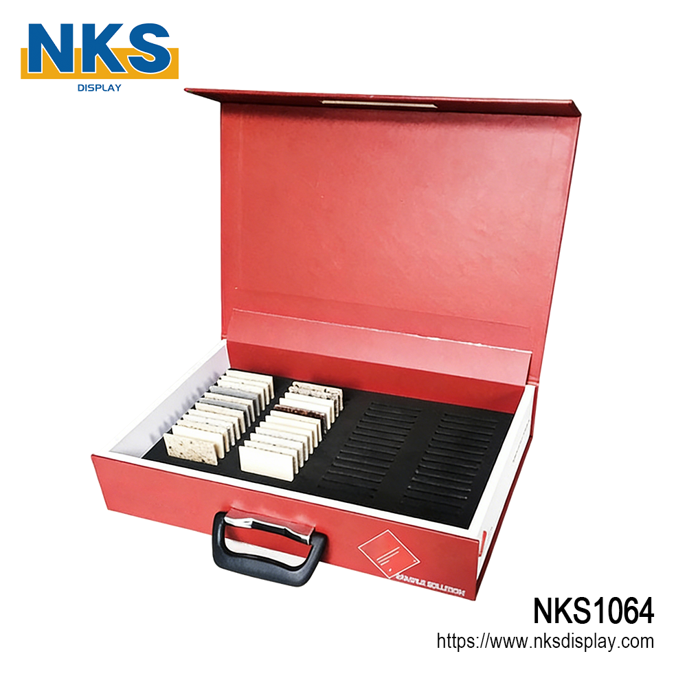 High Capacity Handhold Quartz Stone Sample Case-NKS1064