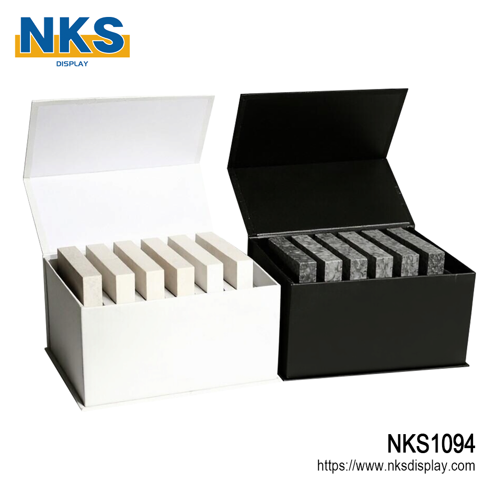 Cardboard Marble Sample Display Box-NKS1094