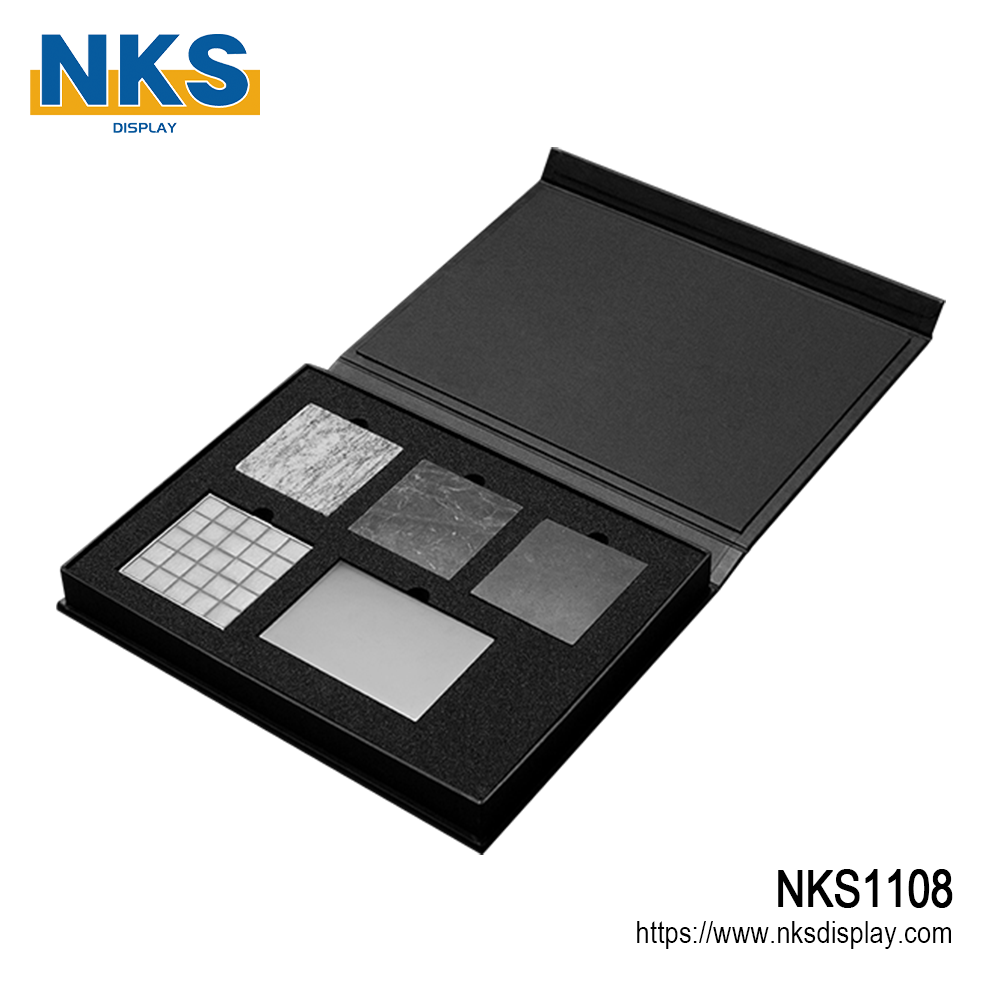 Marble Stone Color Sample Showcase Box-NKS1108