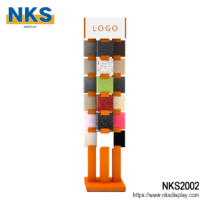 Quartz Stone Ceramic Tile Display Tower-NKS2002