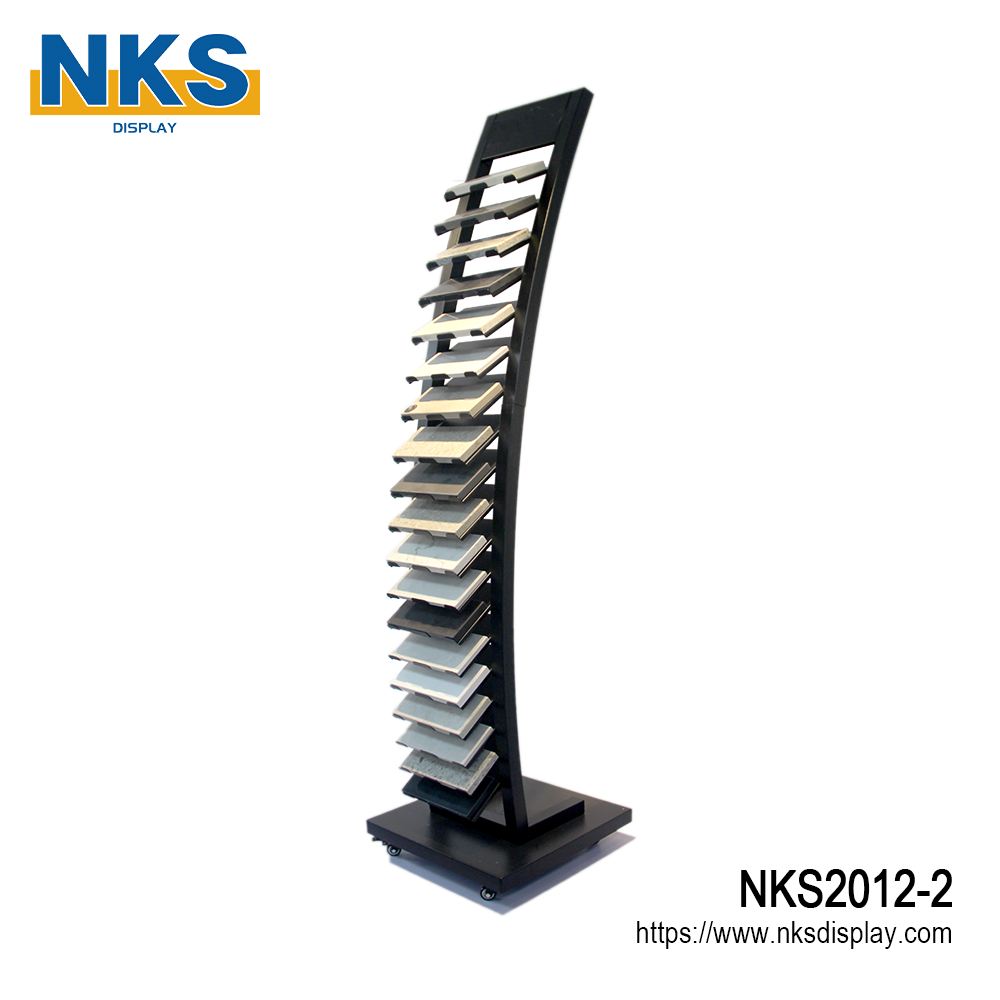 Backward Bending Granite Display Rack-NKS2012-2