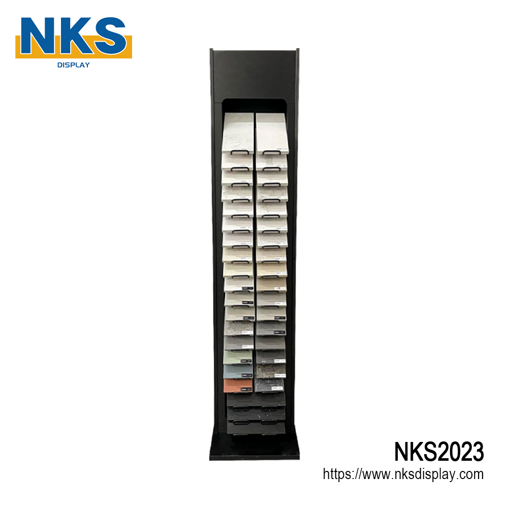 Quartz Granite Marble Sample Display Tower-NKS2023