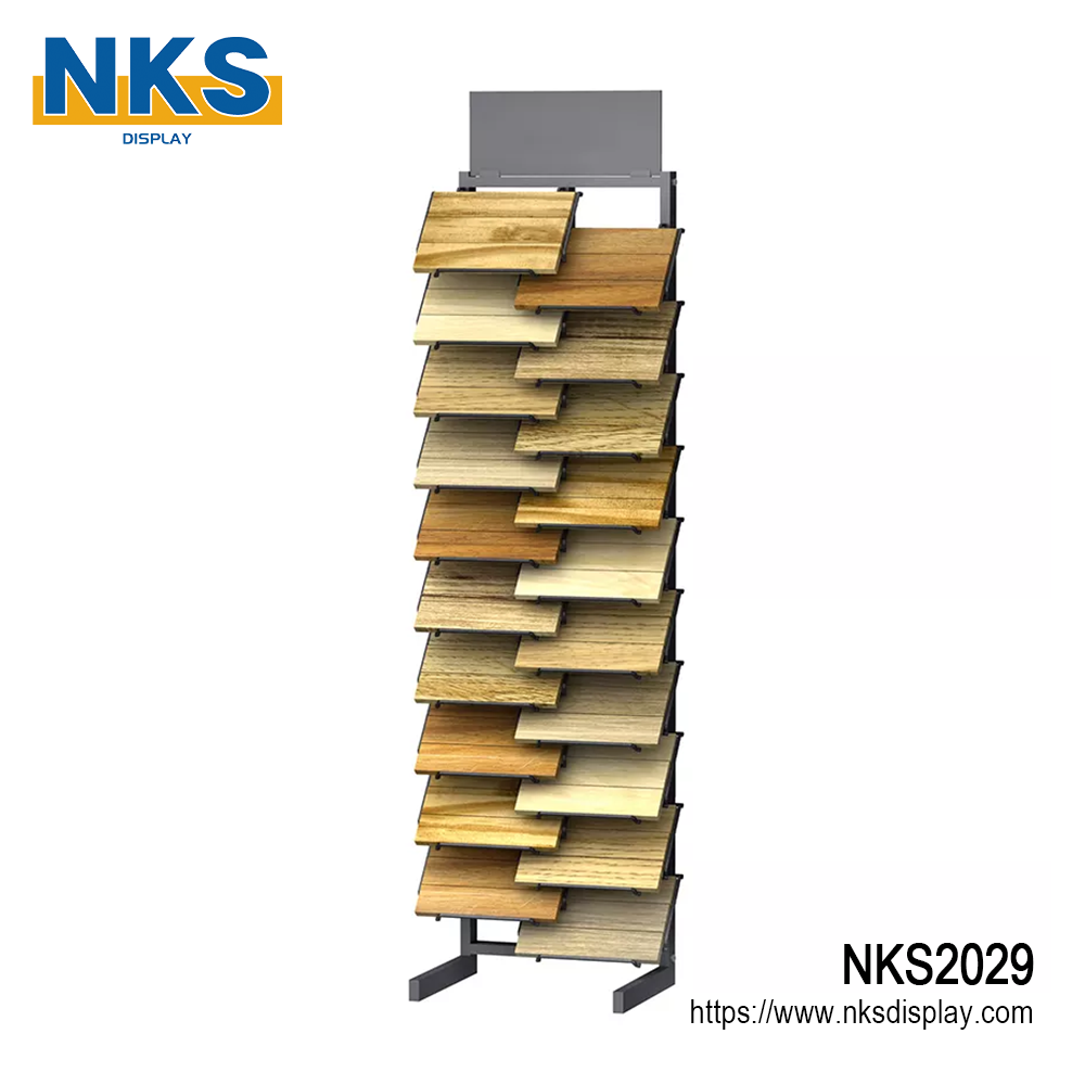 Simple Tile Flooring Showroom Display Stand-NKS2029