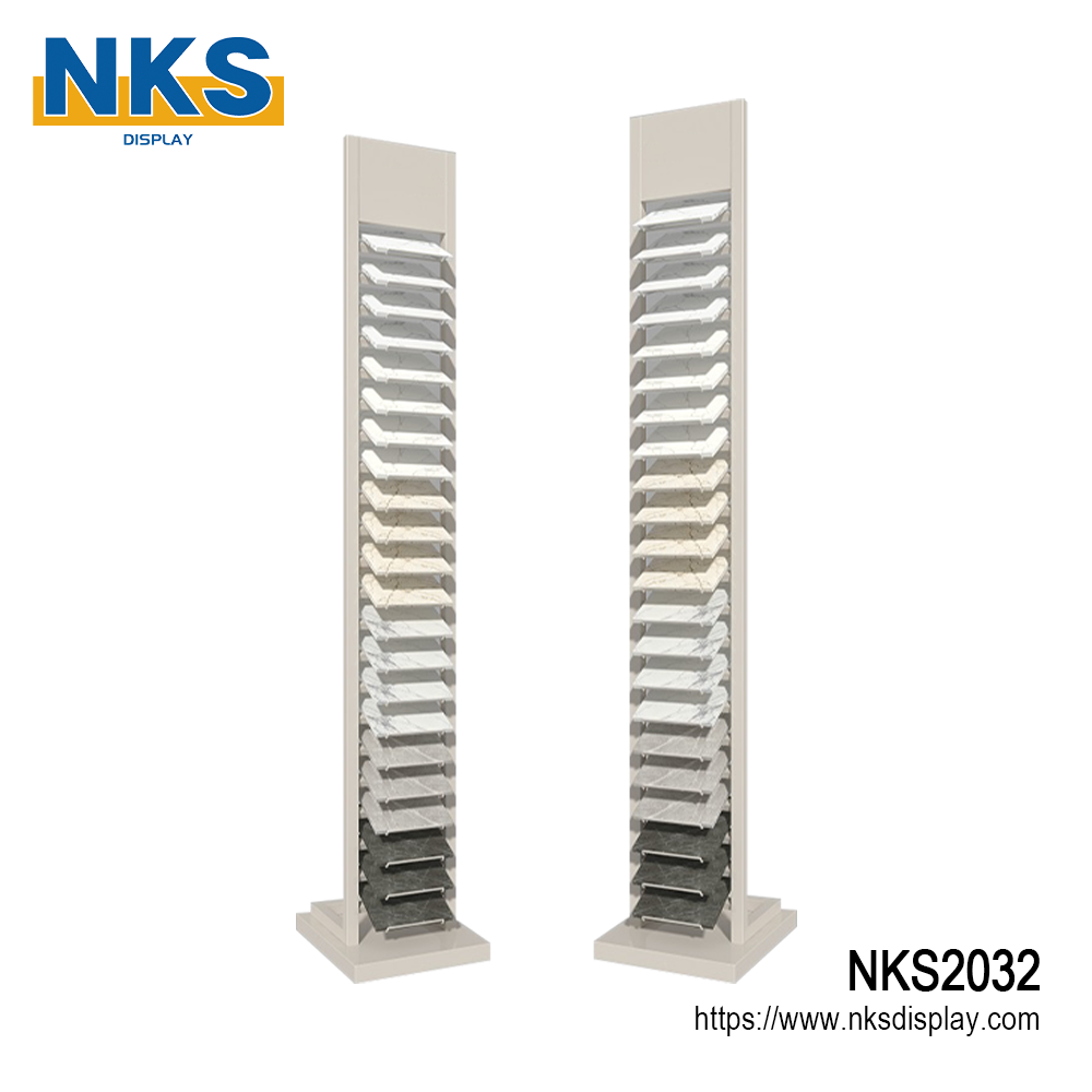 Quartz Stone Sample Display Tower-NKS2032