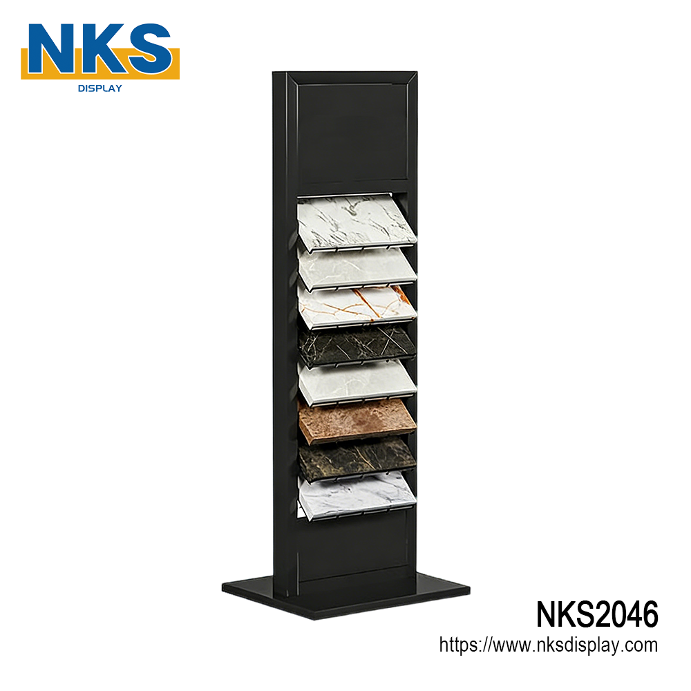 Vertical Sample Quartz Stone Display Stand-NKS2046