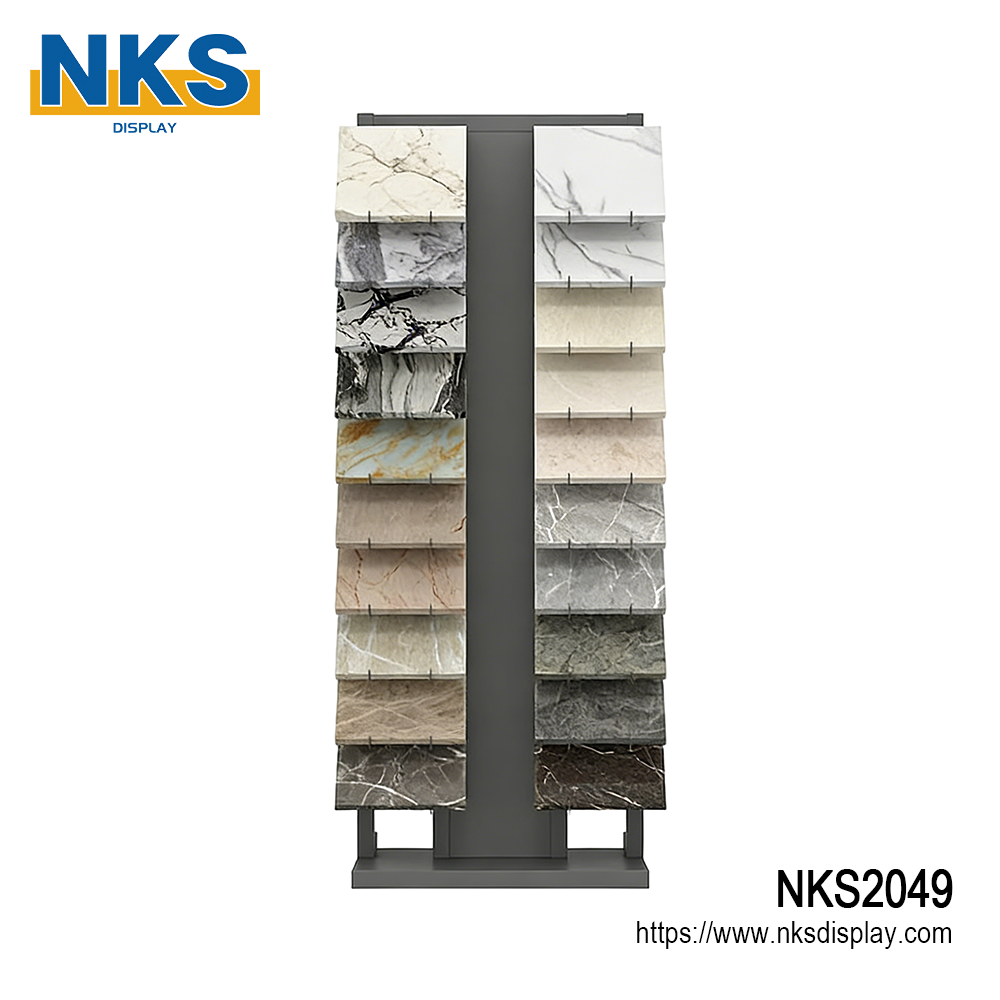 Custom Tiles Floor Display Stand-NKS2049 - Image 2