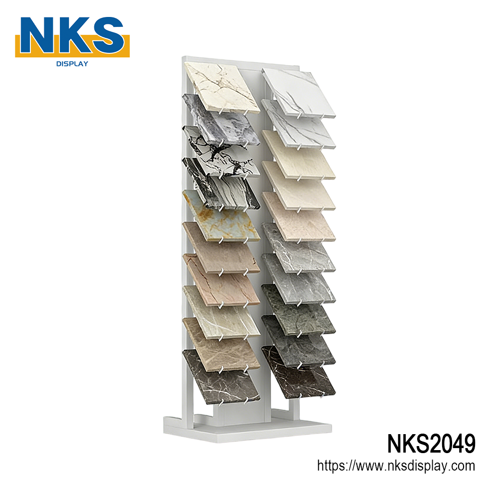 Custom Tiles Floor Display Stand-NKS2049