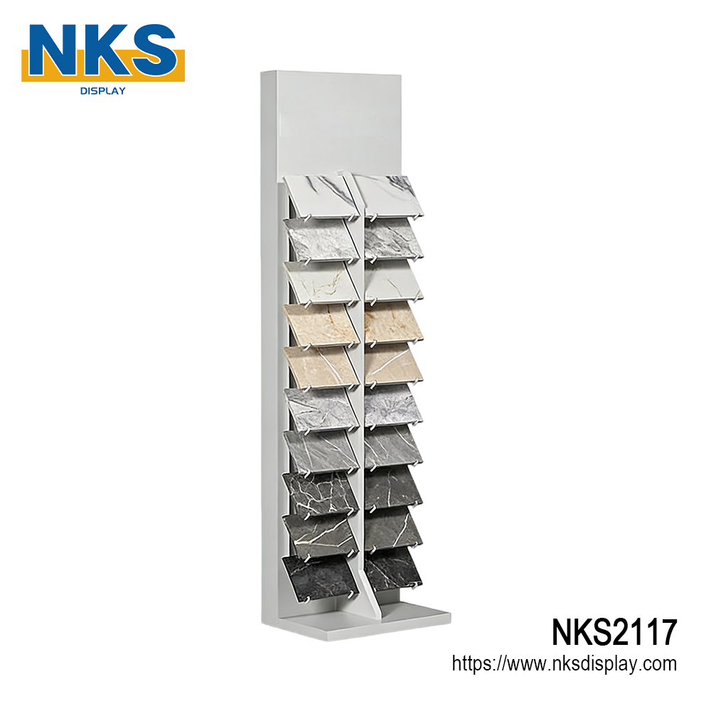 Durable Metal Stone Tile Display Stand-NKS2117