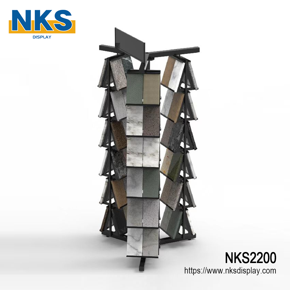 Tile Quartz Sample Display Tower-NKS2200