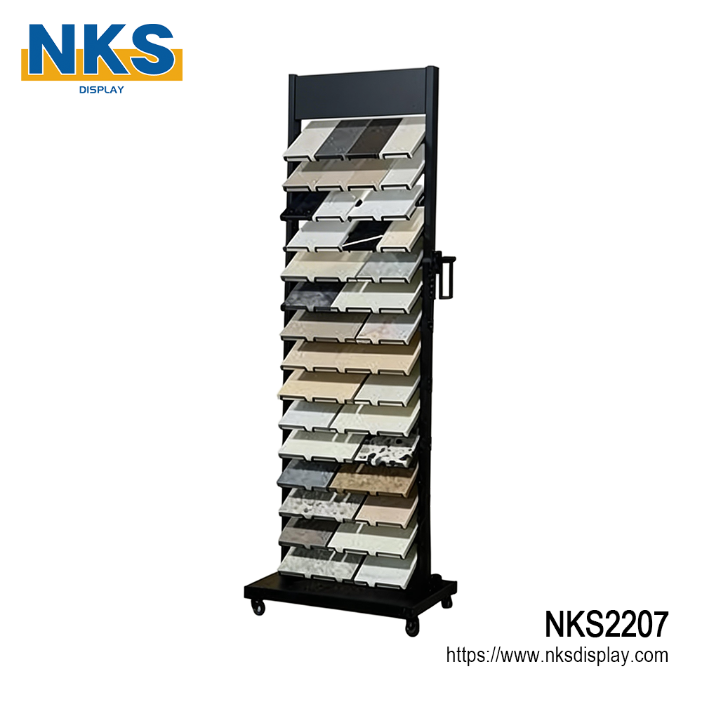 Tile Stone Tower Display Stand-NKS2207
