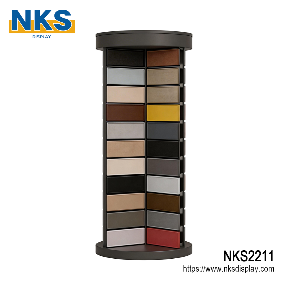 Metal Vertical Marble Tile Display Stand-NKS2211