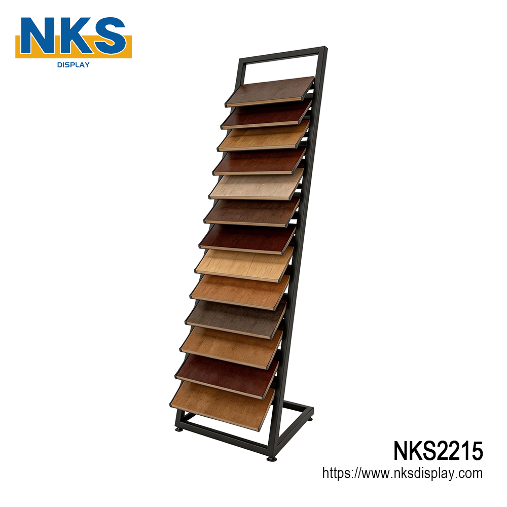 Flooring Standing Stone Display Rack-NKS2215