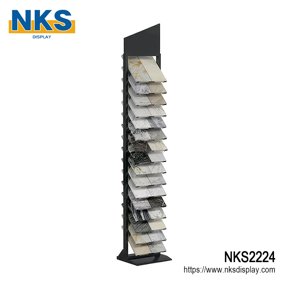 Freestanding Waterfall Tile Display Rack-NKS2224