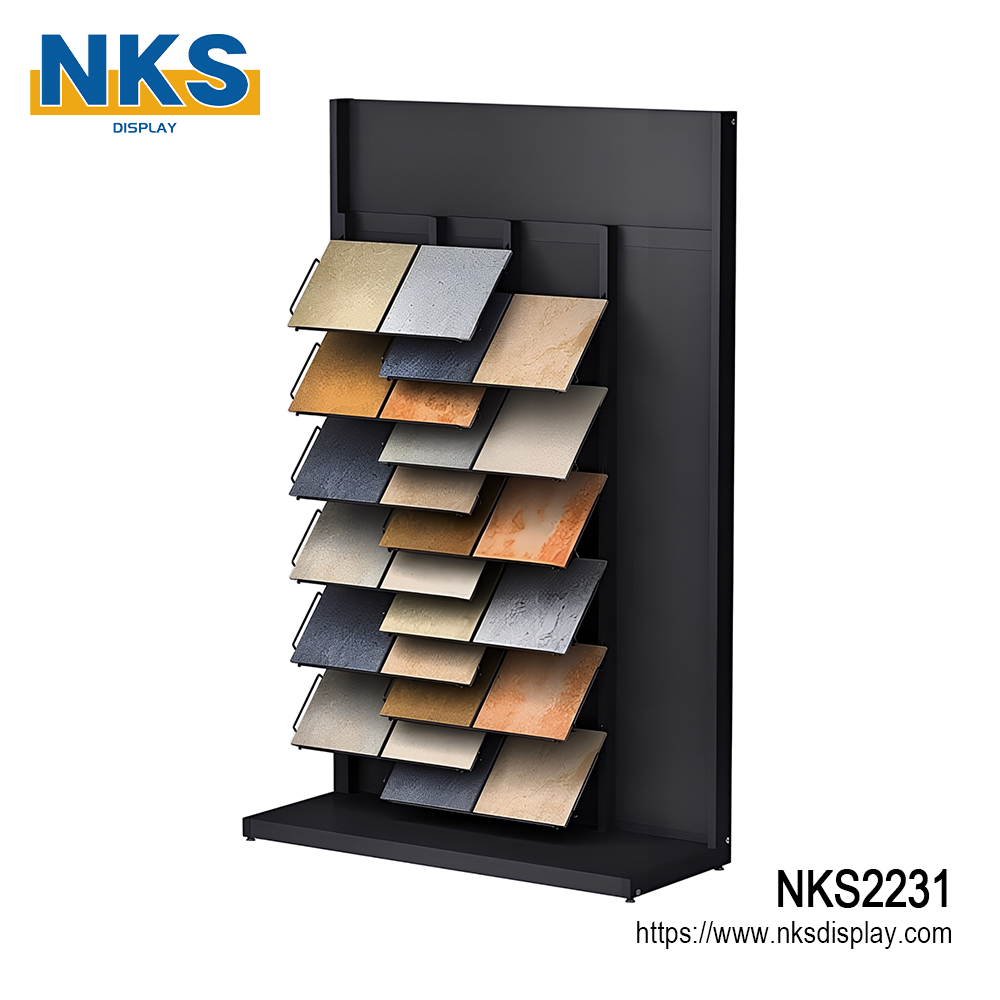 Tile Stone Merchandising Display Stand-NKS2231