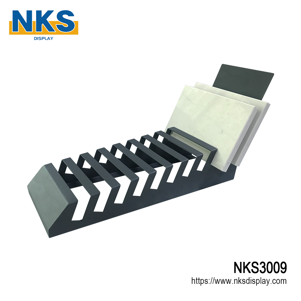 Quartz Stone Sample Countertop Display Rack-NKS3009