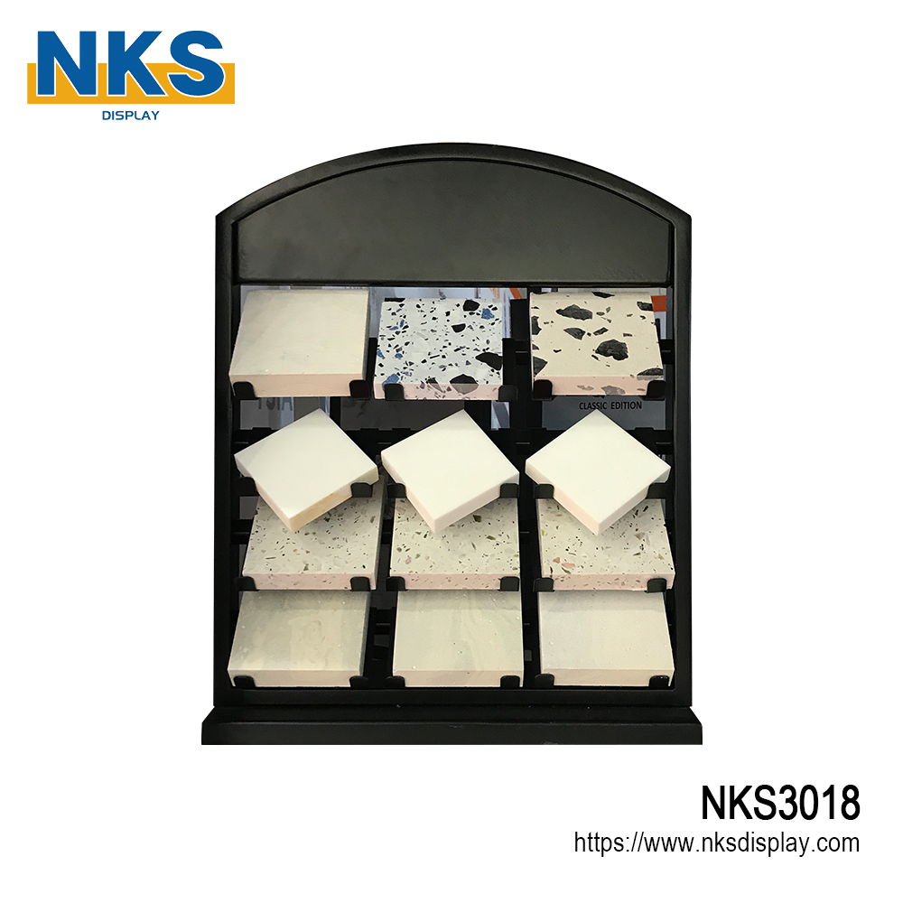 Vertical Quartz Stone Countertop Display Rack-NKS3018
