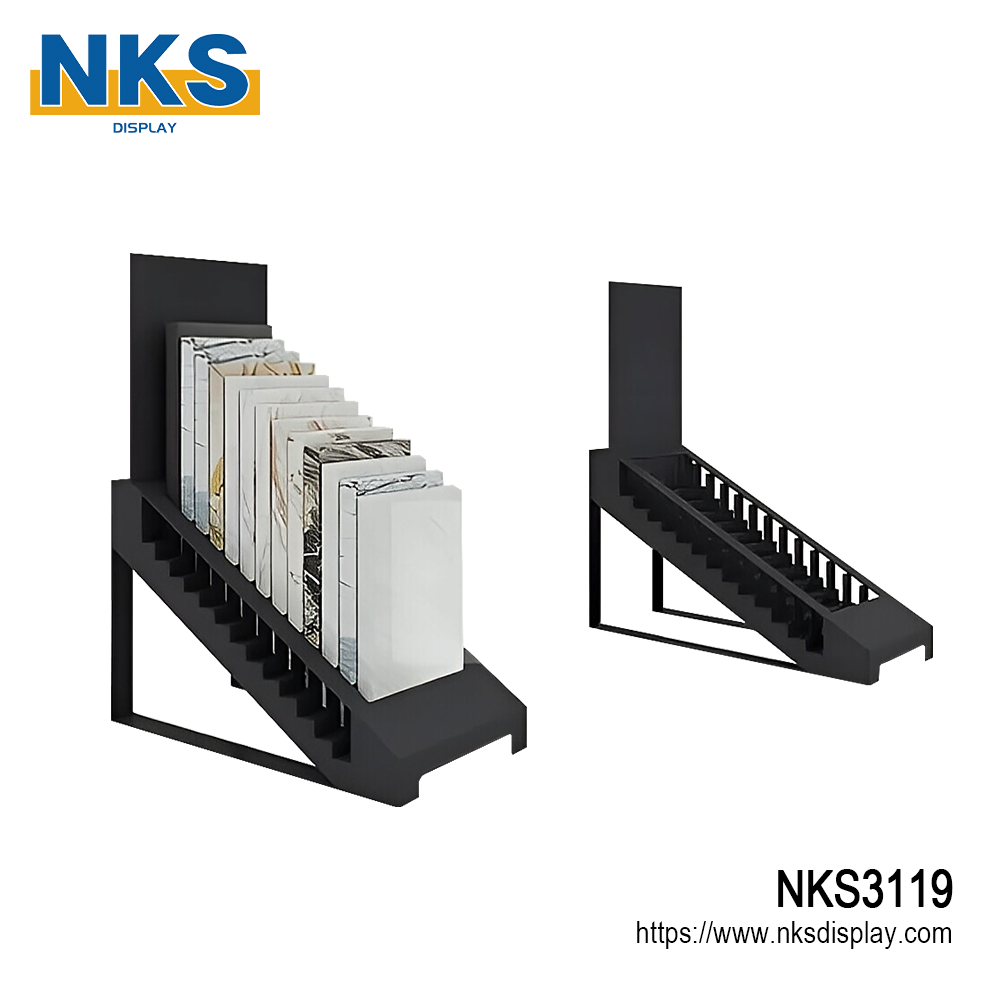 Wooden Floor Display Stands-NKS3119