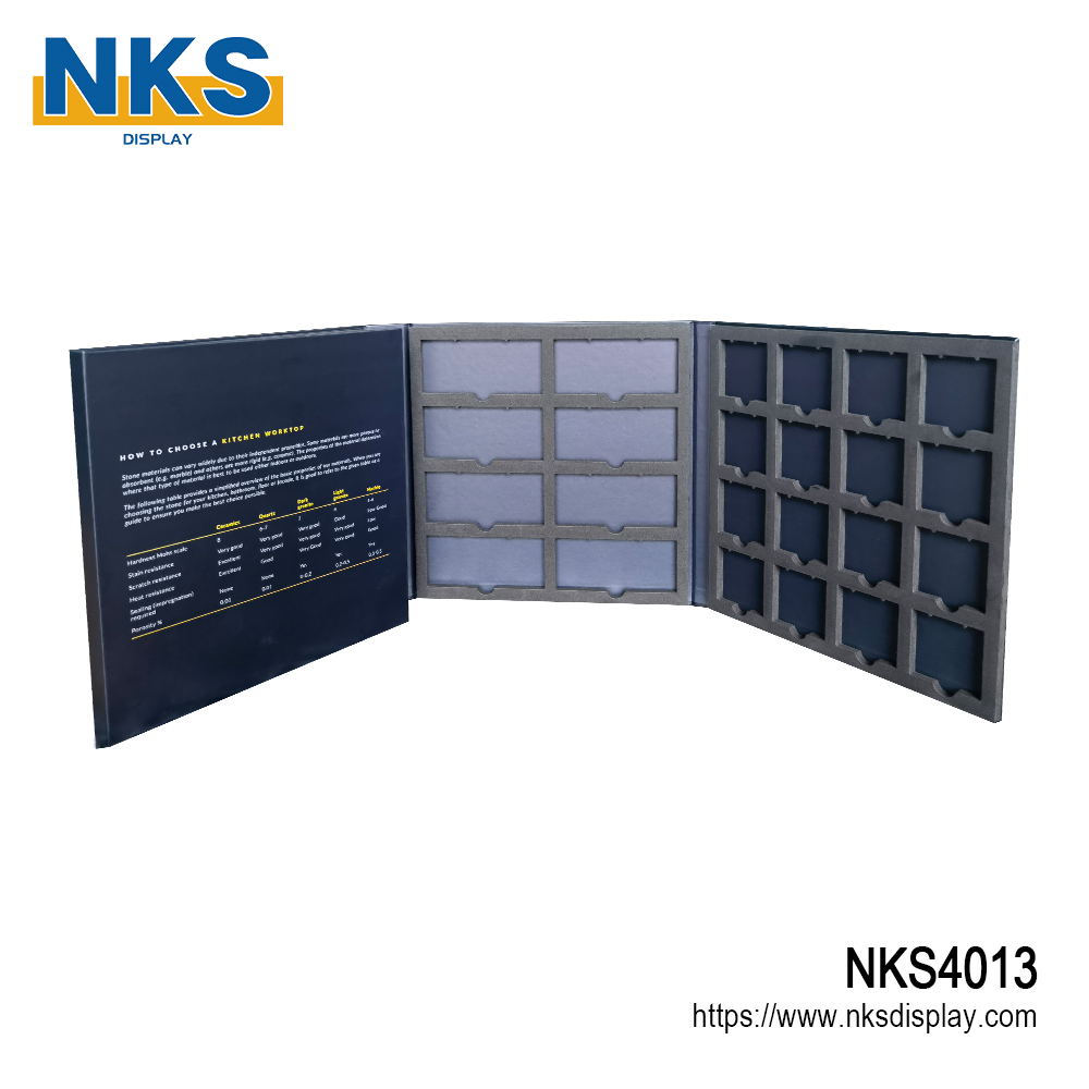High Capacity Quartz Stone Sample Book Tile Sample Binder-NKS4013