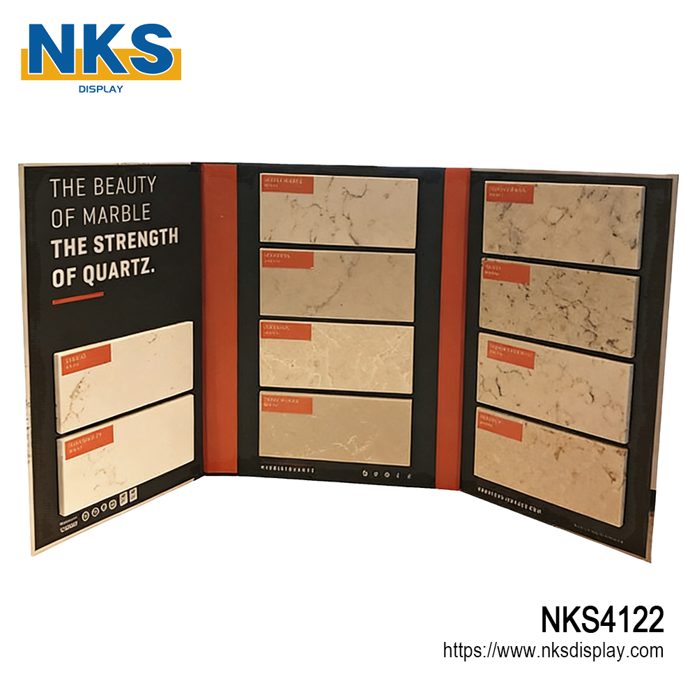 Minimalist Marble Tile Display Sample Book-NKS4122