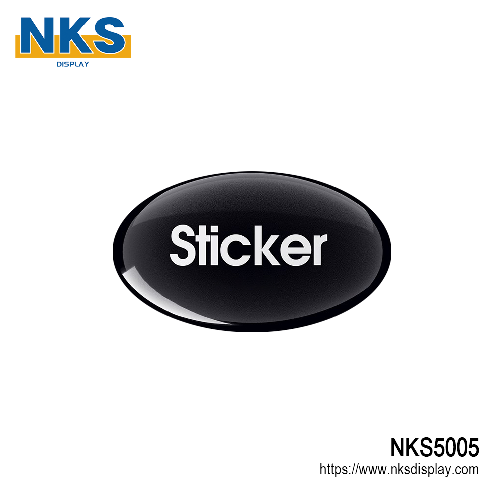 Self Adhensive Stone Name Dome Sticker-NKS5005
