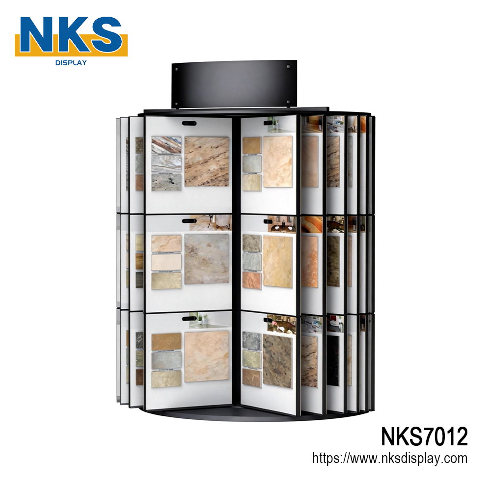 Quality Flip Page Stone Sample Stand-NKS7012