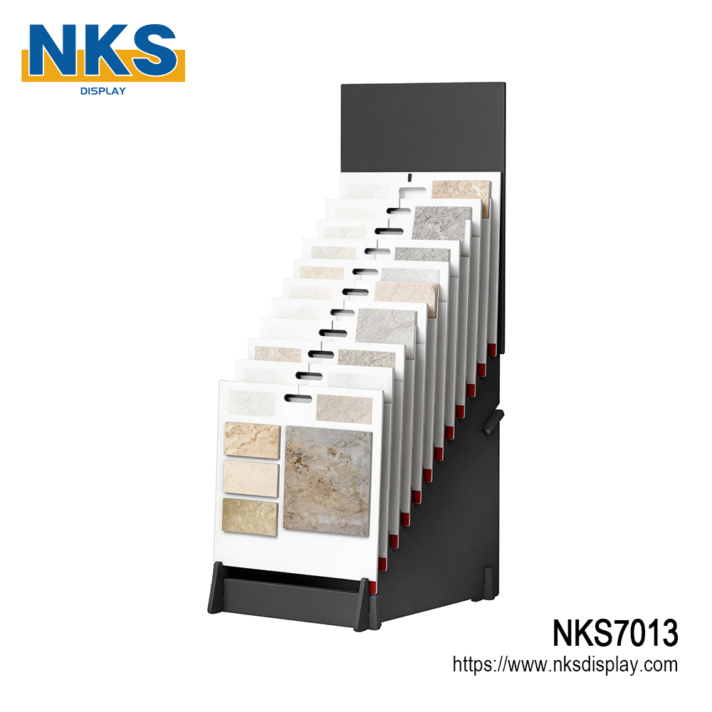 MDF Waterfall Sample Boards Display Stand-NKS7013