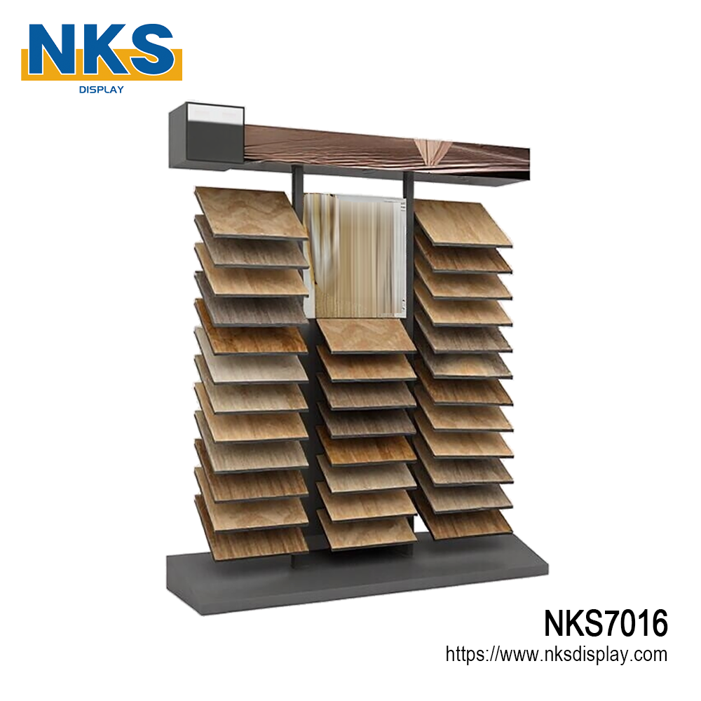 Deluxe Wood Flooring Sample Display Stand Tower-NKS7016
