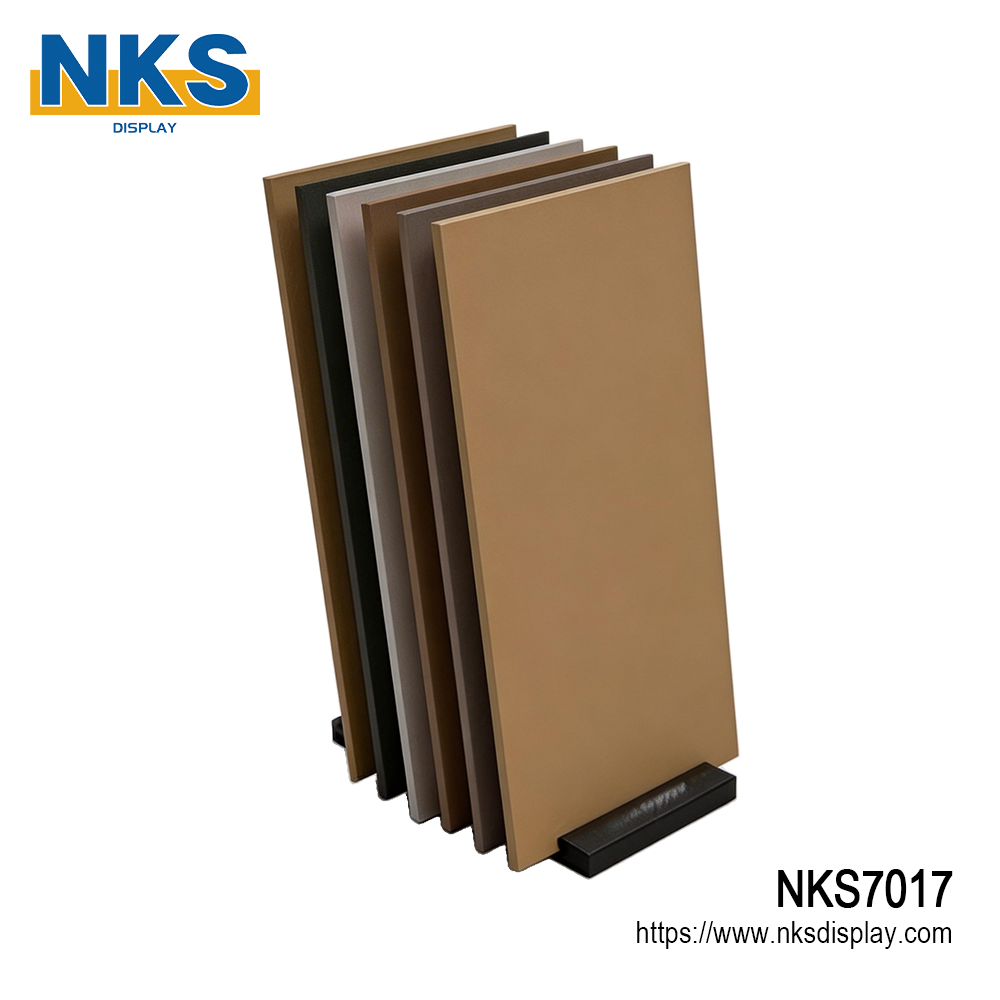 Simple Stone Tile Floor Sample Stand-NKS7017