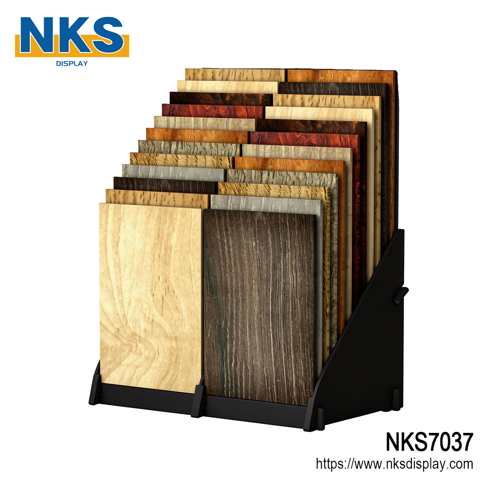 Highlighting Wood Flooring Sample Display Stand-NKS7037