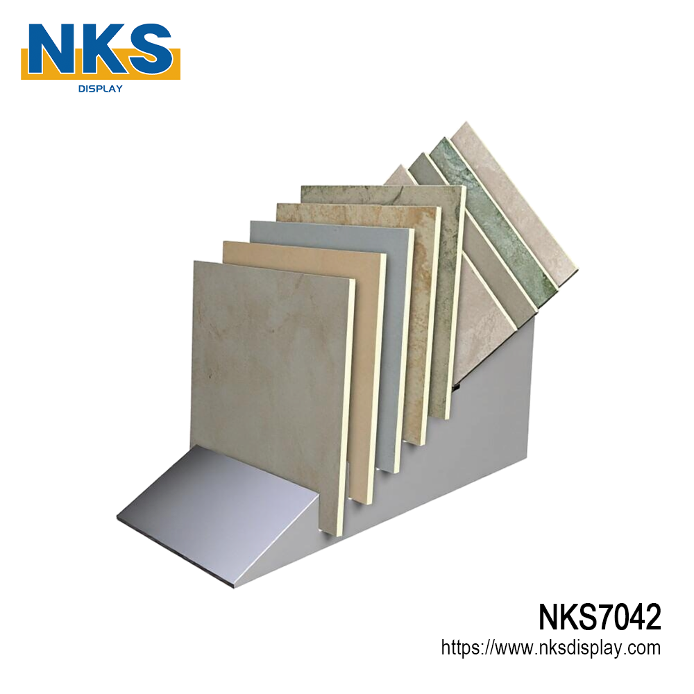 Stone Quartz Tile Color Sample Display Stand-NKS7042