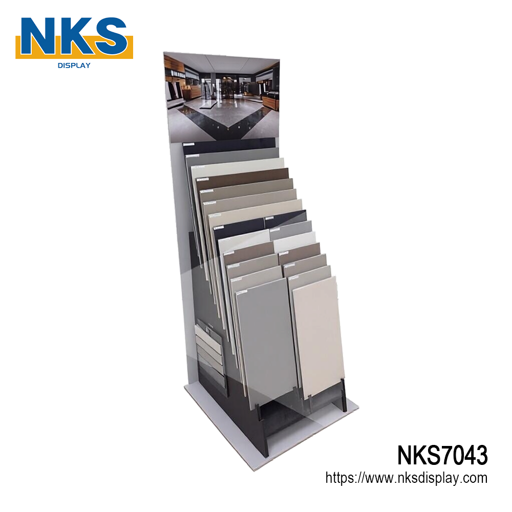Clear View Floor Tile Sample Display Stand-NKS7043