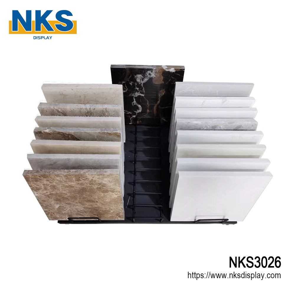 New Metal Quartz Stone Display Rack-NKS3026