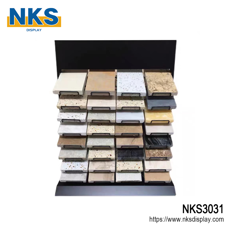Quartz Stone Sample Countertop Display Stand-NKS3031