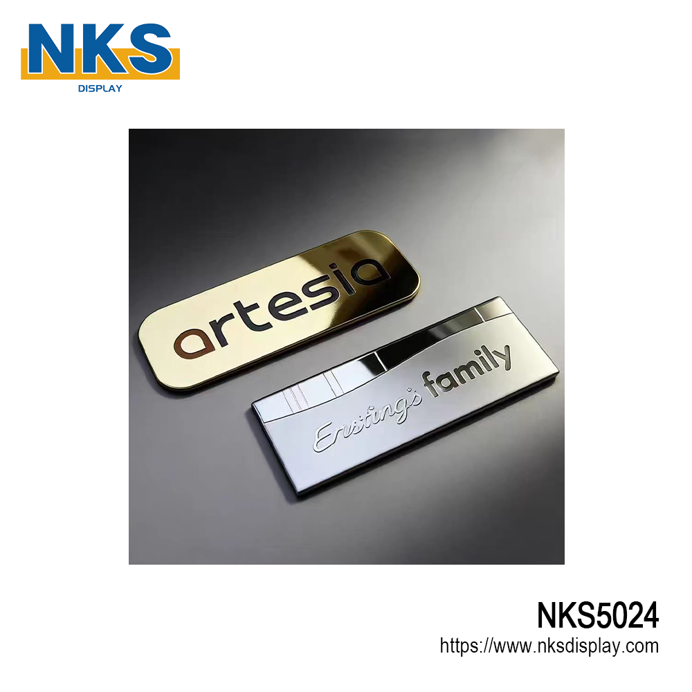 Premium Aluminum Alloy Stone Brand Label Tag-NKS5024