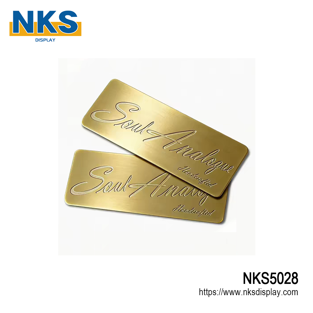 Custom Copper Nameplate Tag Label-NKS5028