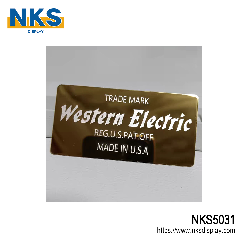 Metal Nameplate Elevates Brand Sophistication-NKS5031
