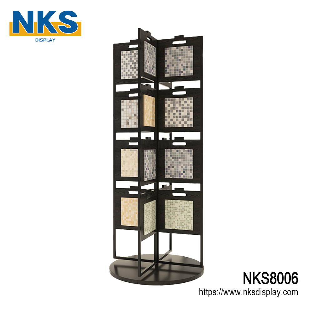 Rotating Mosaic Tile Sample Boad Display Tower-NKS8006