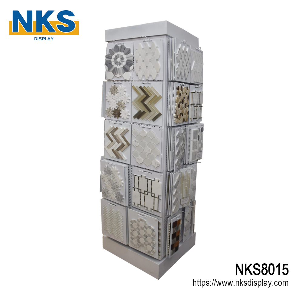 Mosaic Sample Hook Board Display Tower-NKS8015