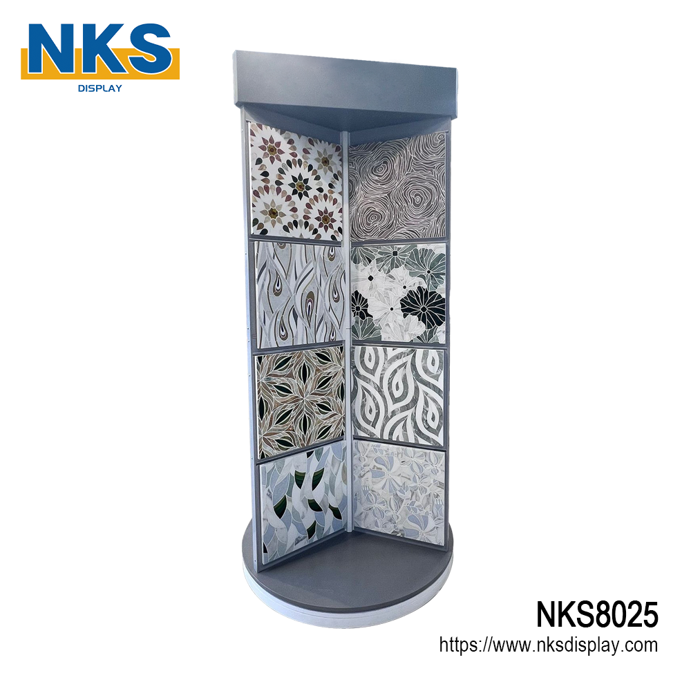 Mosaic Tile Sample Display Stand Display Tower-NKS8025