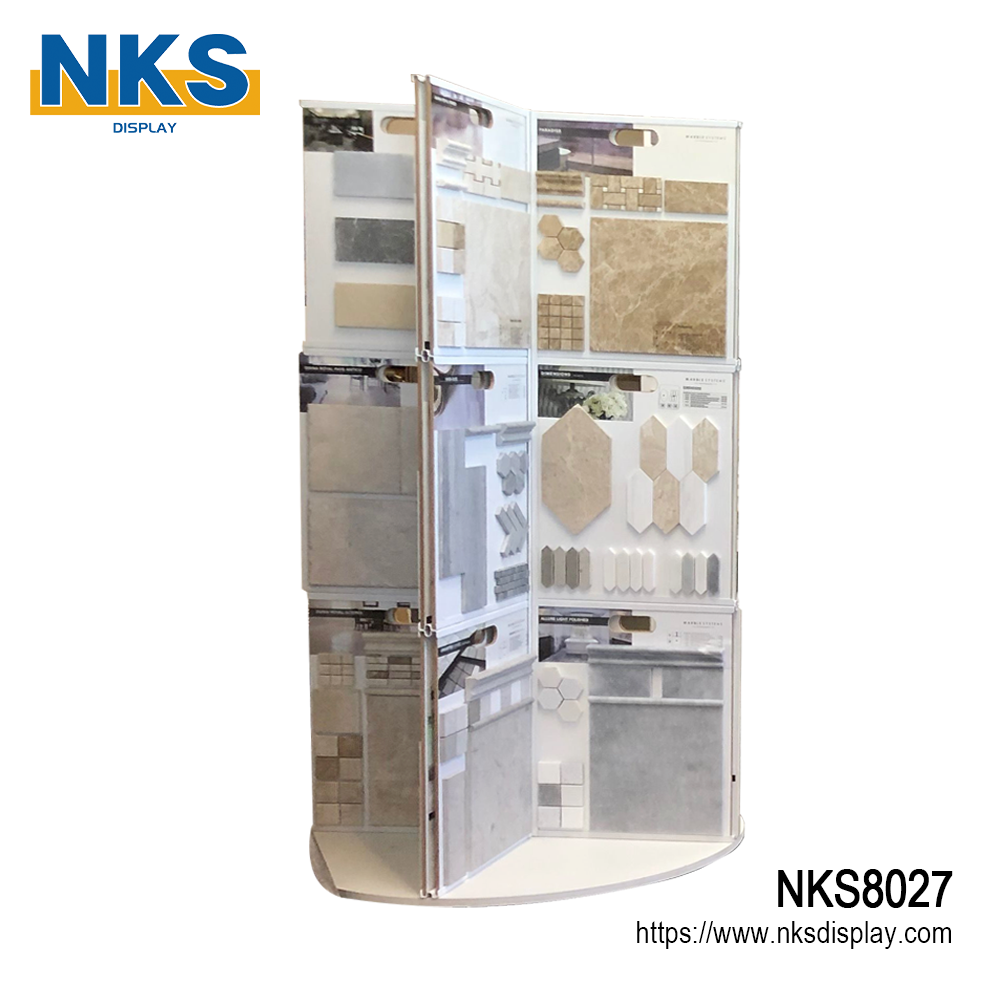 Uncomplicated Clear Mosaic Display Rack-NKS8027
